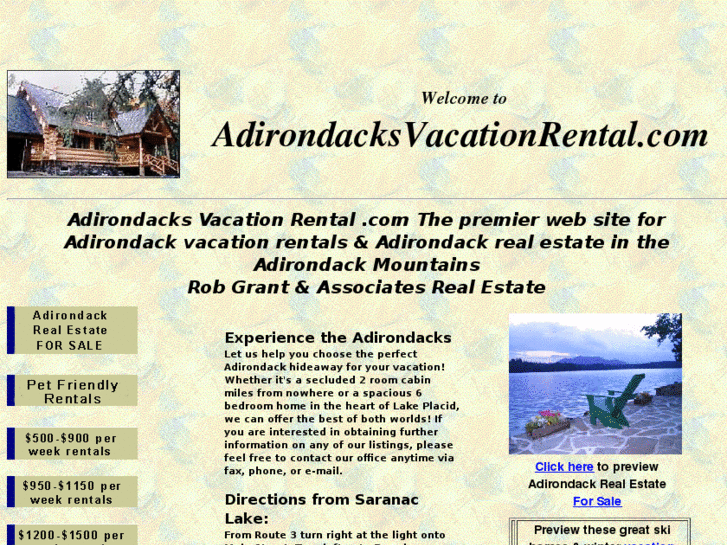 www.adirondacksvacationrental.com