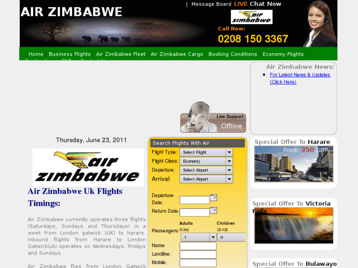 www.airzimbabwe-uk.com