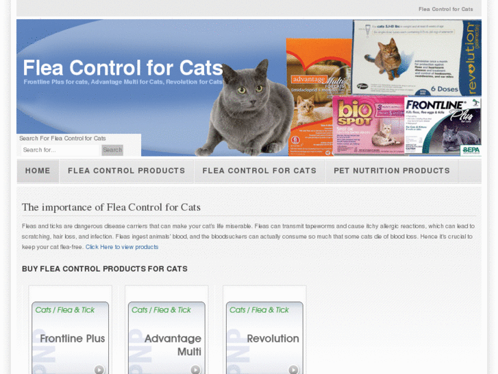 www.flea-control-cat.com