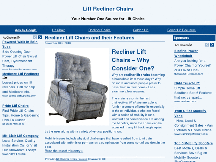 www.liftreclinerchairs.com