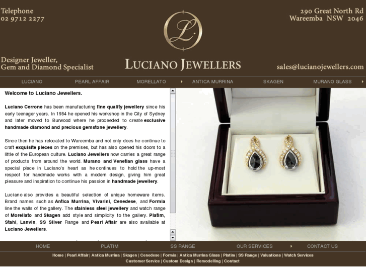 www.lucianojewellers.com