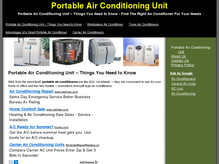 www.portableairconditioningunit.org