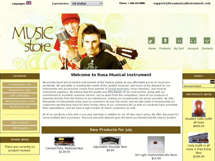 www.rosamusicalinstrument.com