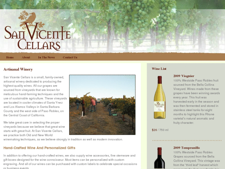 www.sanvicentecellars.com