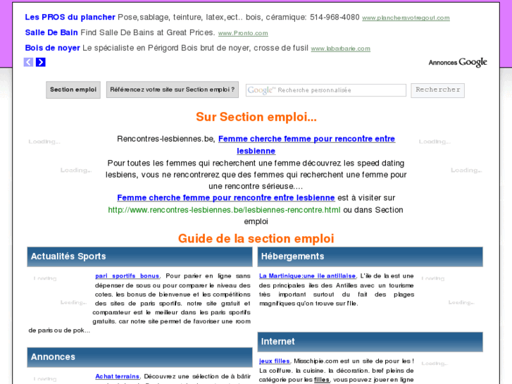 www.section-emploi.info