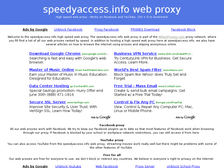 www.speedyaccess.info