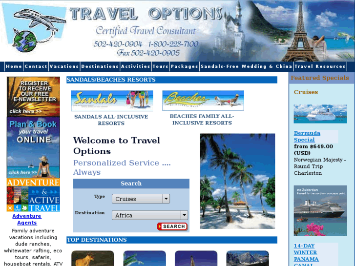 www.traveloptions.net