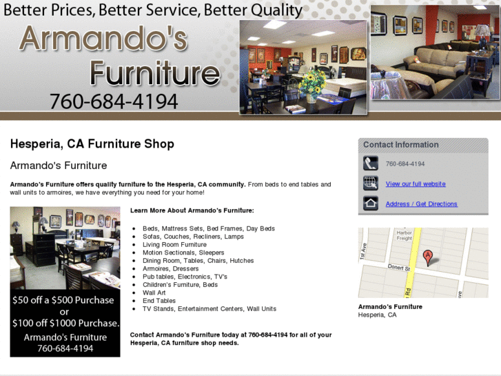 www.armandosfurniturehesperia.com