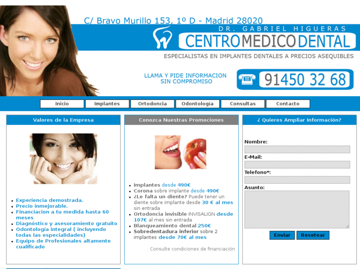 www.clinicadentalhigueras.com