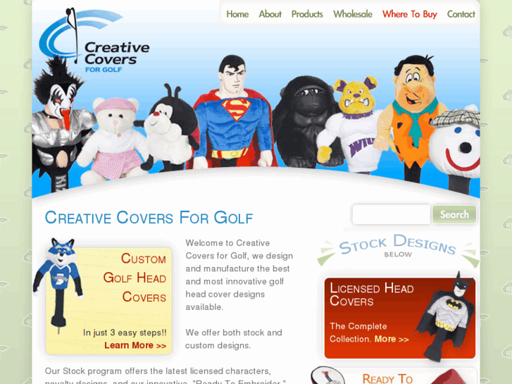 www.creativecoversforgolf.com