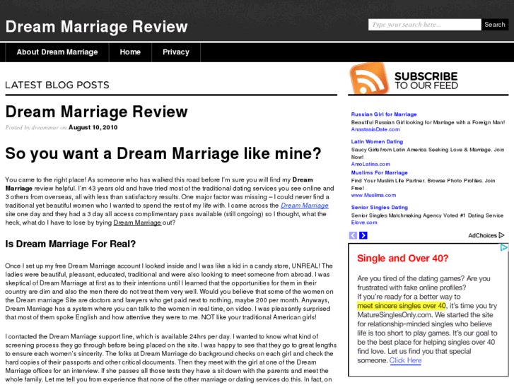 www.dreammarriagereview.com