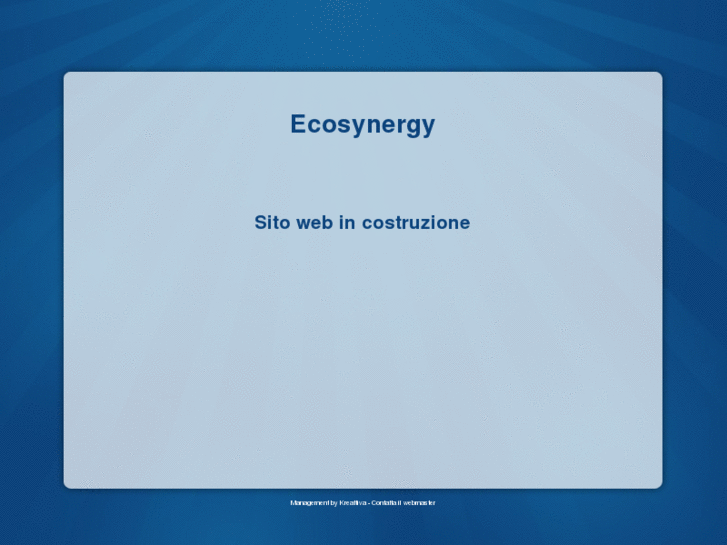 www.ecosynergy-network.it
