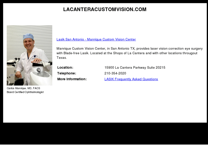 www.lacanteracustomvision.com