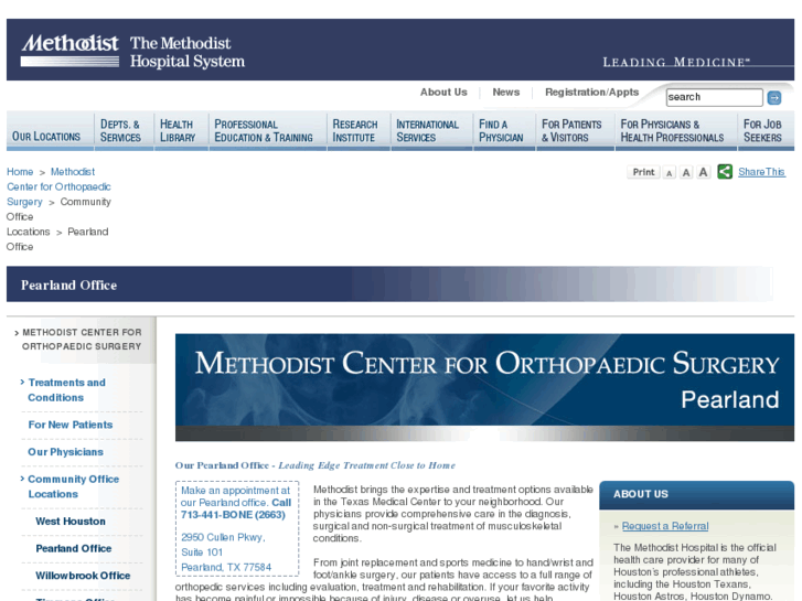 www.methodistpearlandortho.com