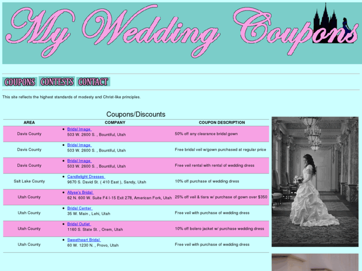 www.myweddingcoupons.com