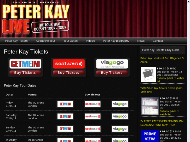 www.peterkaytickets.org.uk