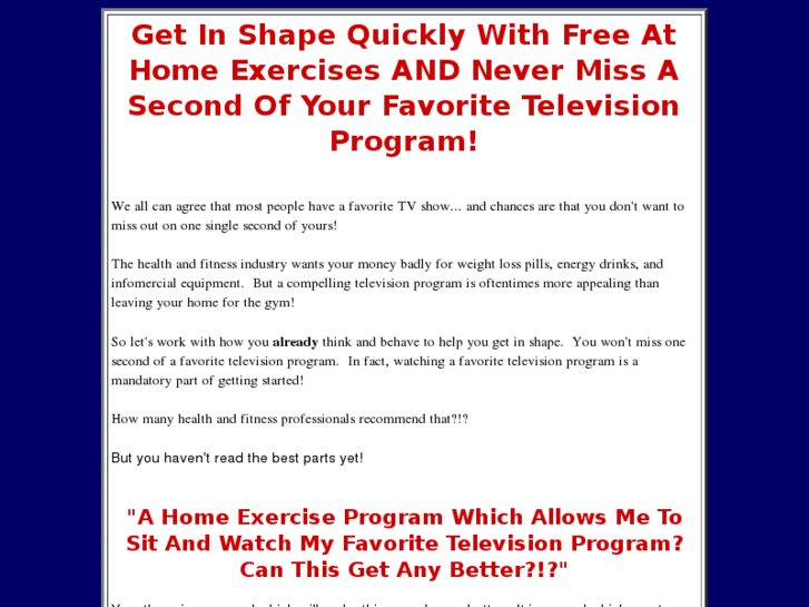 www.televisionexercise.com