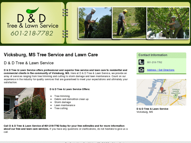 www.danddtreeandlawnservice.com