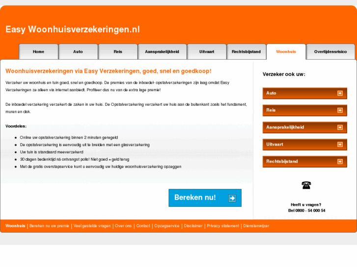 www.easy-woonhuisverzekeringen.nl