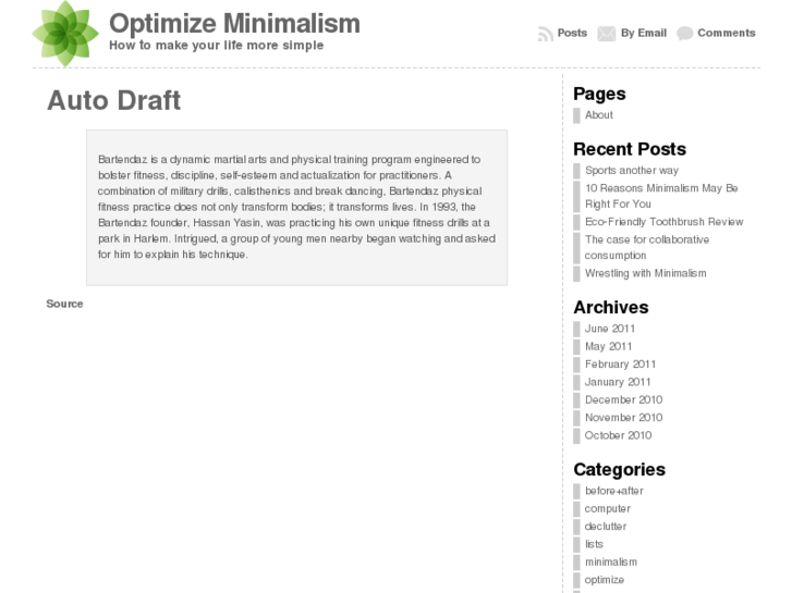 www.optimizeminimalism.com