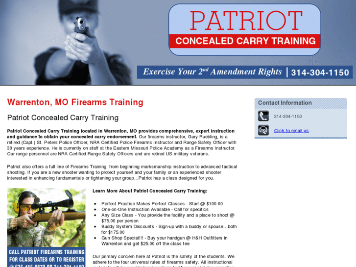 www.patriotconcealedcarrytraining.com