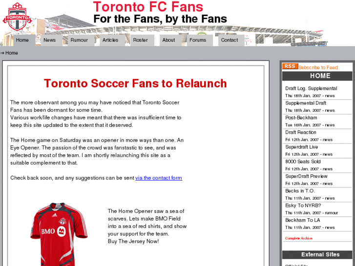 www.torontosoccerfans.com