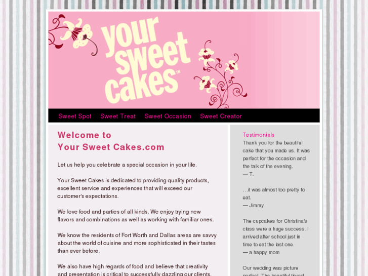 www.yoursweetcakes.com