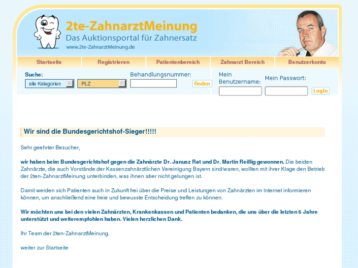 www.zahnarzt-zweitmeinung.com