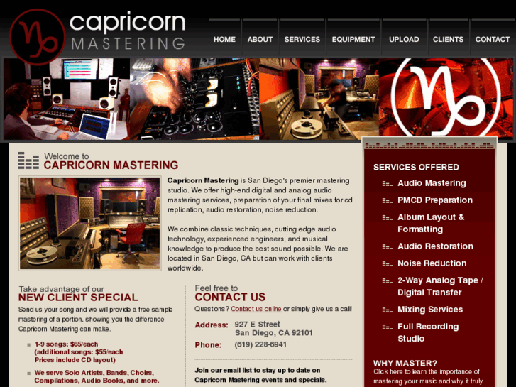 www.capricornmastering.com