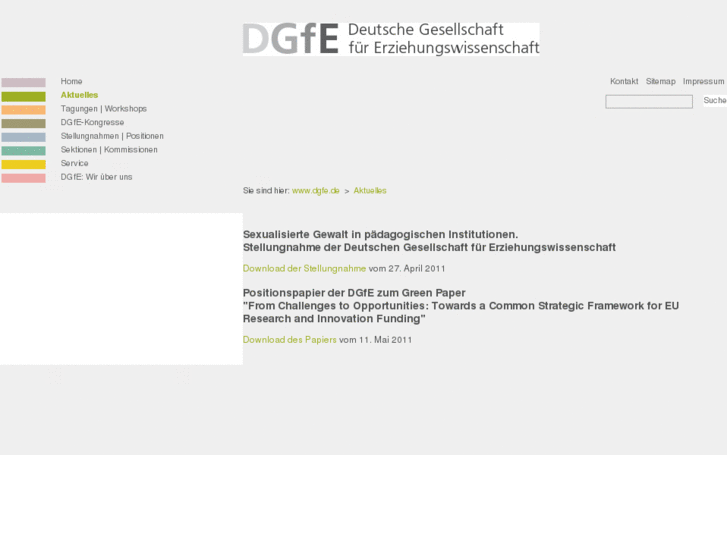 www.dgfe.de