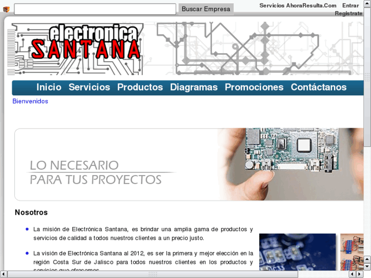 www.electronicasantana.com