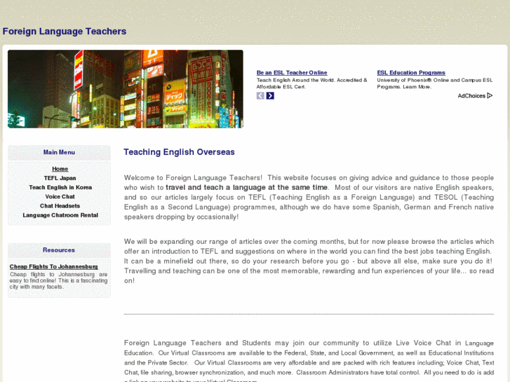 www.foreign-language-teachers.com