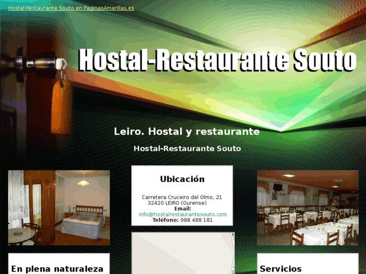 www.hostalrestaurantesouto.com