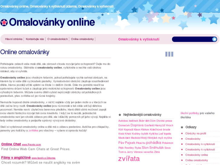 www.onlineomalovanky.info