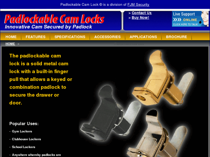 www.padlockable-cam-locks.com