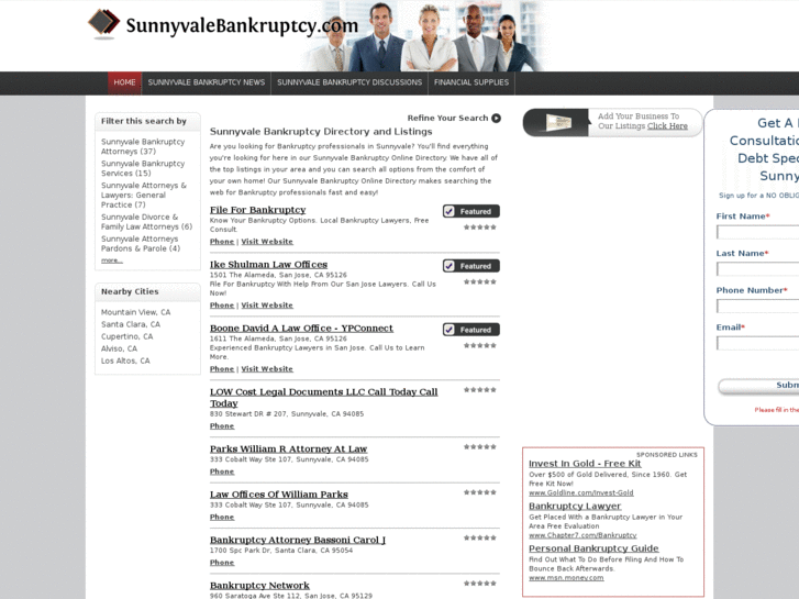 www.sunnyvalebankruptcy.com