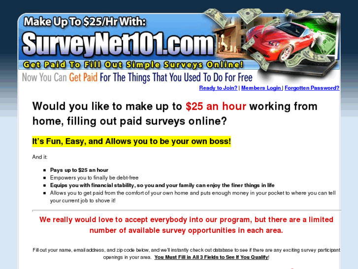 www.surveynet101.net