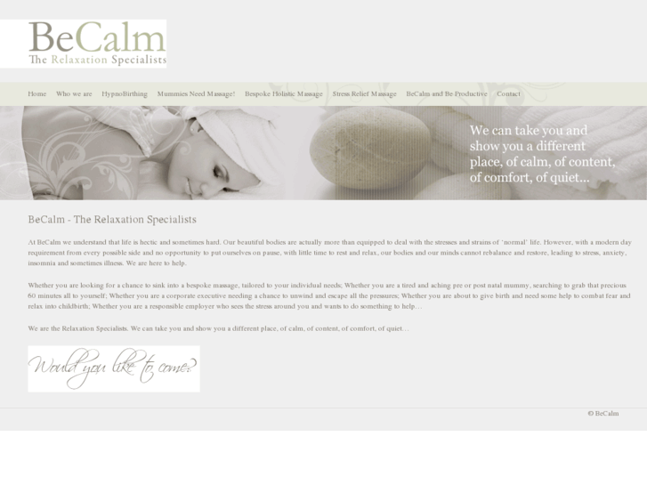 www.becalmrelaxation.com