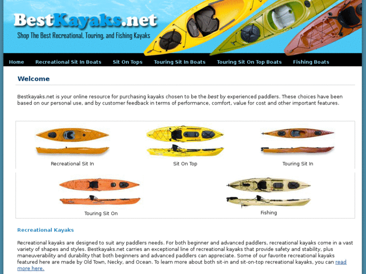 www.bestkayaks.net