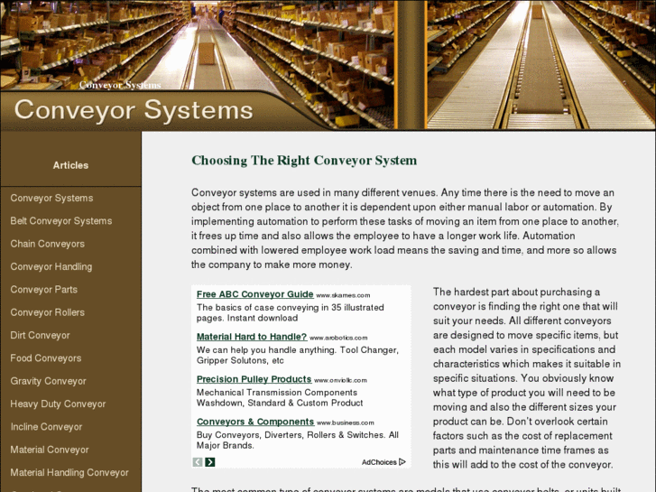 www.conveyorsystemsandbelts.com