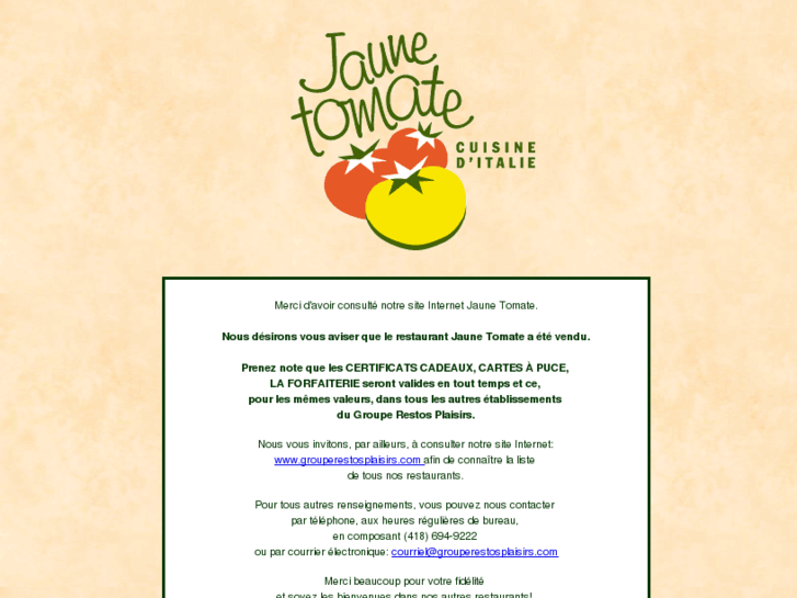 www.jaunetomate.com