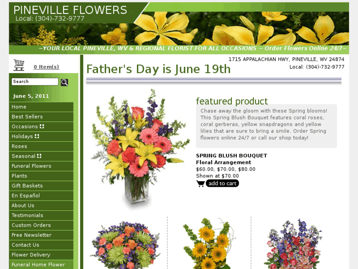 www.pinevilleflowersandgifts.com