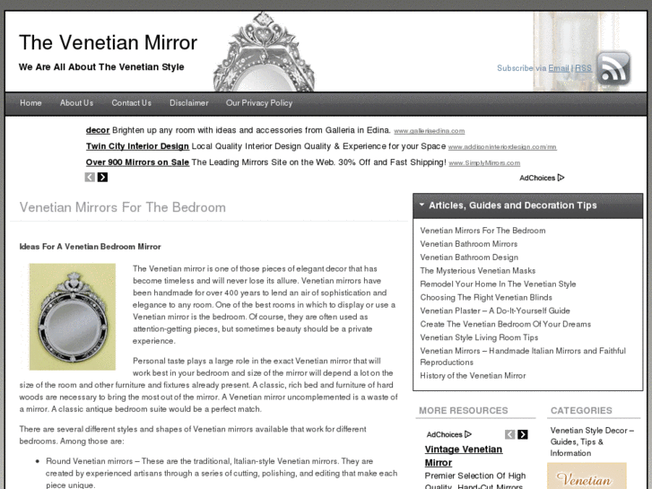 www.venetianmirror.org