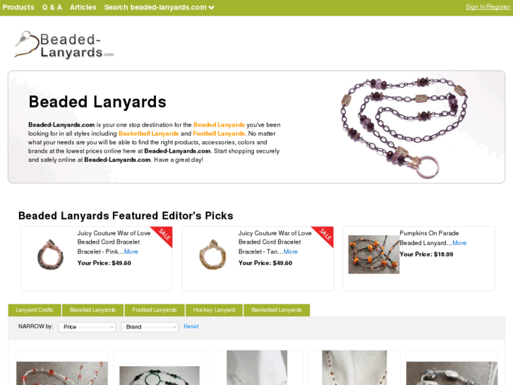 www.beaded-lanyards.com