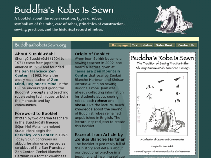 www.buddhasrobeissewn.org