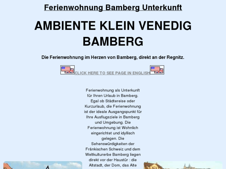 www.ferienwohnung-bamberg-ambiente-klein-venedig.de