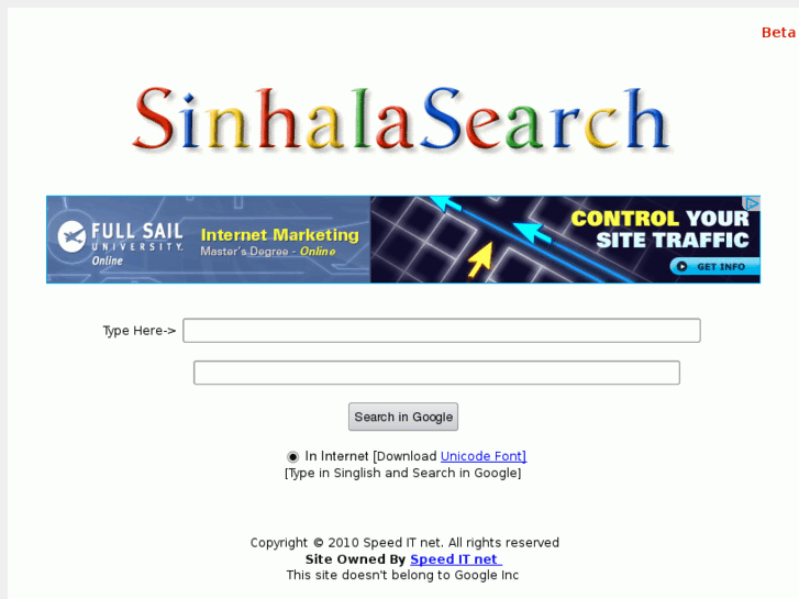 www.googlesinhala.com