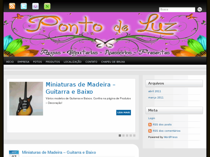 www.lojapontodeluz.com