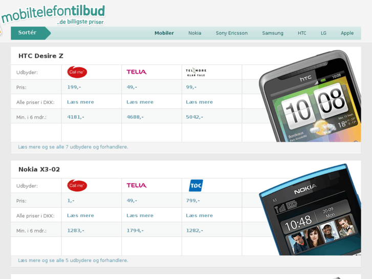www.mobiltelefontilbud.dk