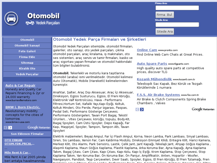 www.otomobilyedekparca.info